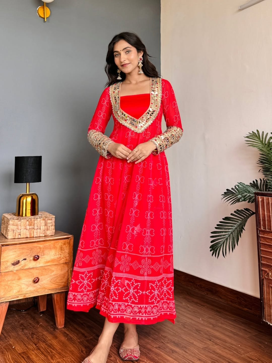 New Summer Vibes Collection ✨  Step into comfort & class with our Baggy Style Anarkali Kurti Set 💃